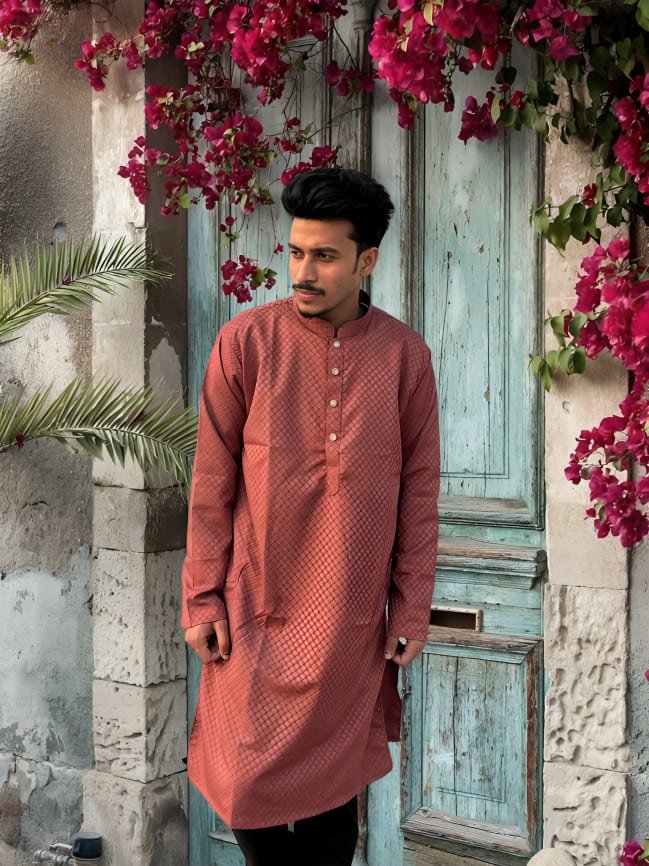 👑Stylish and Trendy Panjabi for Men.💥 - Image 2